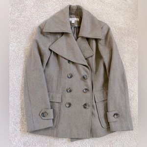 New York & Co Tan/Brown Coat Size Small